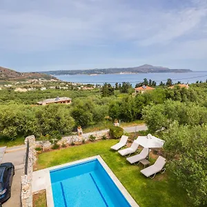  Villa Sea View Manolis With Private Pool Near The
